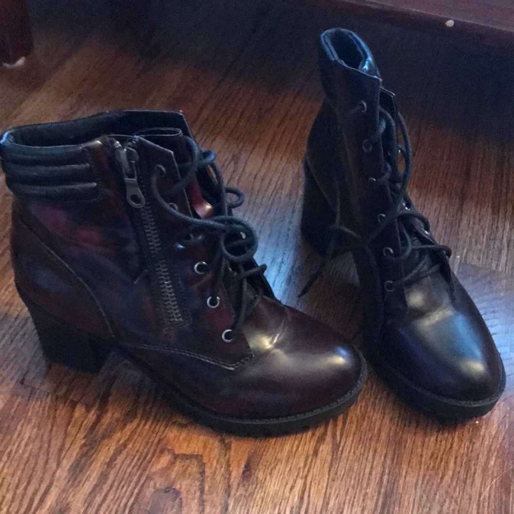 Nine West Black Cherry Moro Boots